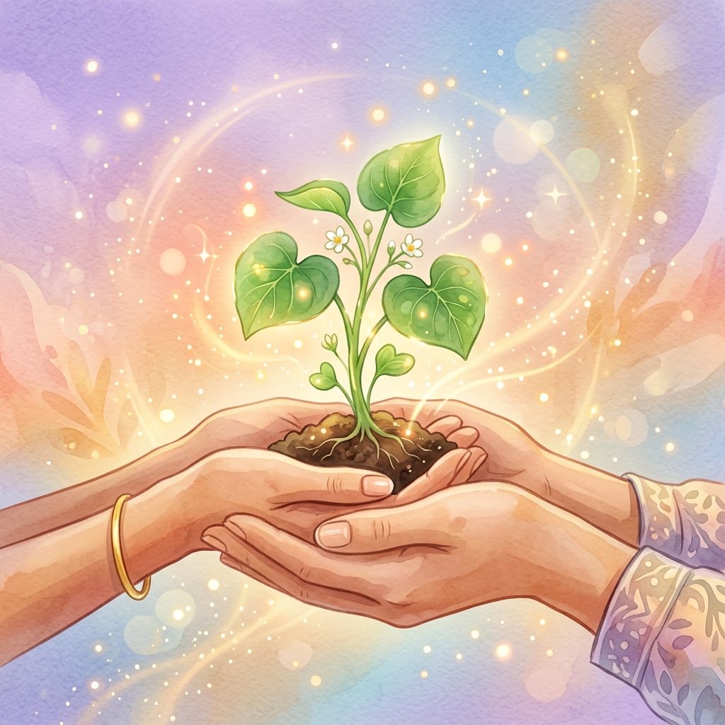 Hope and growth illustration